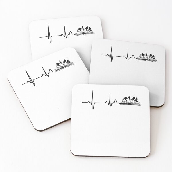 Item preview,  Book Lover Reading Heartbeat Line I Love To Read Gift designed and sold by RanirO.