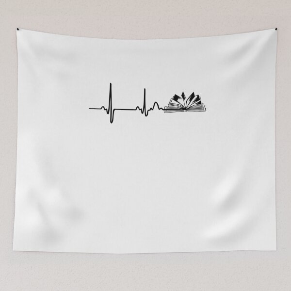 Item preview,  Book Lover Reading Heartbeat Line I Love To Read Gift designed and sold by RanirO.