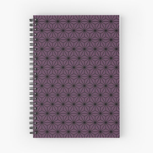 Item preview, Dark byzantium Purple Asanoha - Japanese Traditional Pattern designed and sold by KinitaDesign.