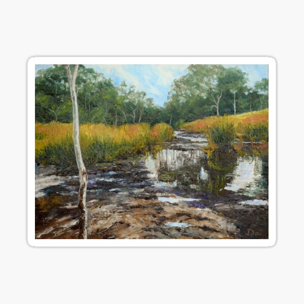 Item preview, The Wannon River above the falls designed and sold by Dai Wynn Fine Art.