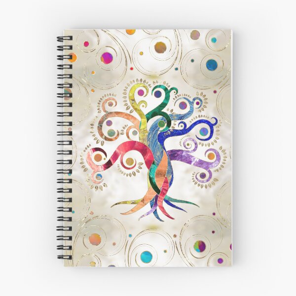 Item preview, Tree of Life - Gemstone Mineral Rainbow designed and sold by k9printart.