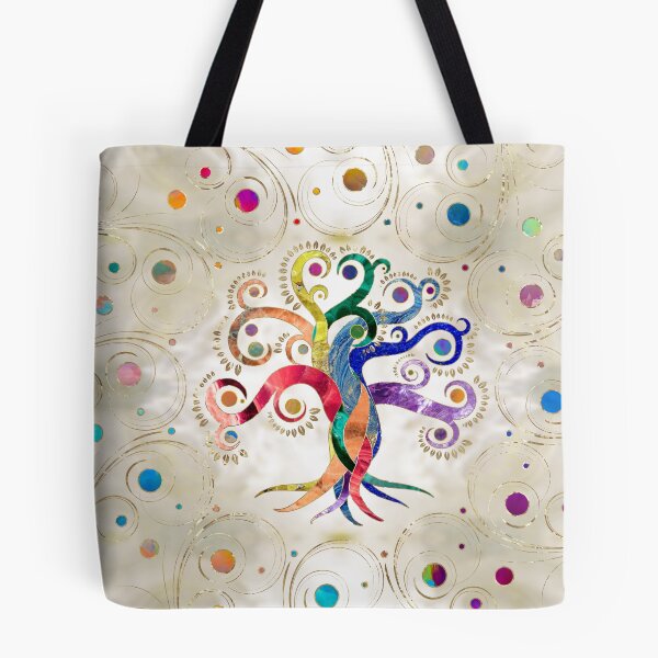 Item preview, Tree of Life - Gemstone Mineral Rainbow designed and sold by k9printart.