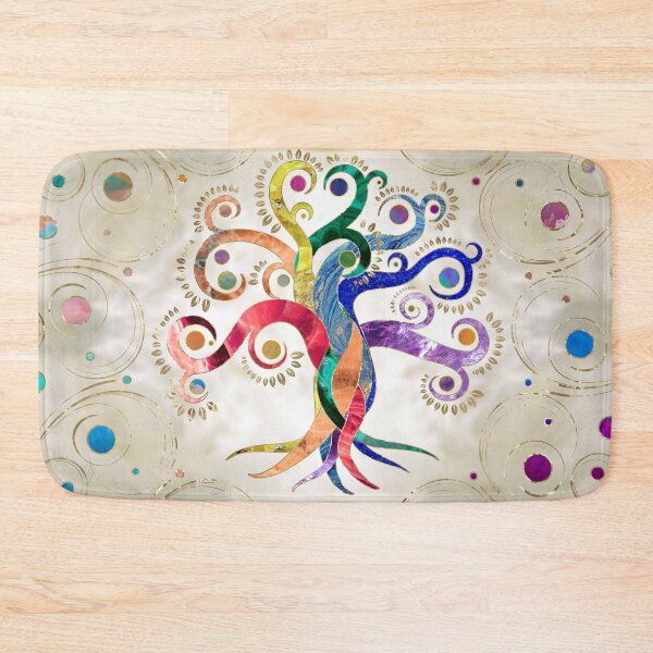 Item preview, Tree of Life - Gemstone Mineral Rainbow designed and sold by k9printart.