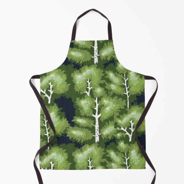 Item preview, Green birch forest in spring, seamless pattern designed and sold by colorofmagic.