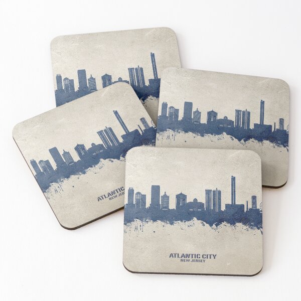 Item preview, Atlantic City New Jersey Skyline designed and sold by ArtPrints.