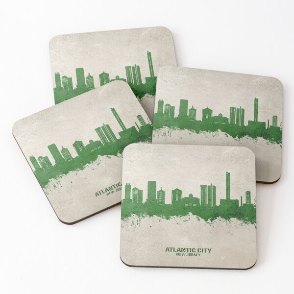 Item preview, Atlantic City New Jersey Skyline designed and sold by ArtPrints.