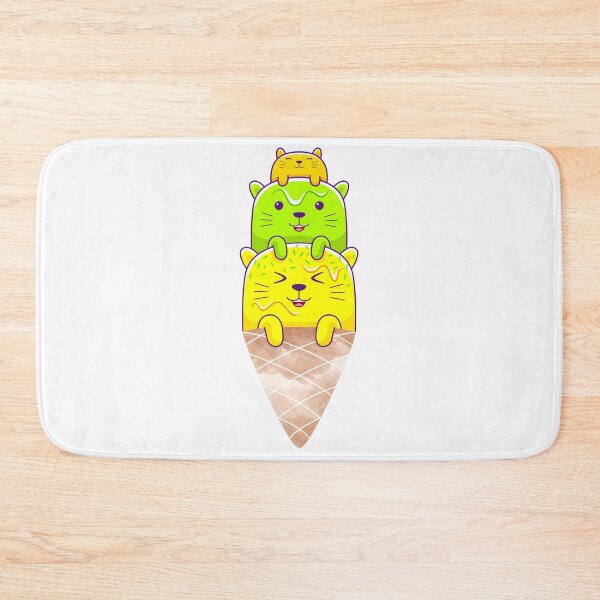 Item preview, Of Cats, Ice cream and Cones - Melting Cool Cats designed and sold by PosterpartyCo.