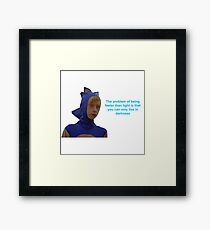 Sonic Sanic The Problem of Being Faster Than Light Framed Print
