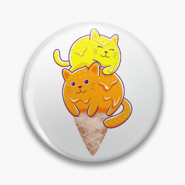 Item preview, Of Cats, Ice cream and Cones - Melting Cool Cats designed and sold by PosterpartyCo.