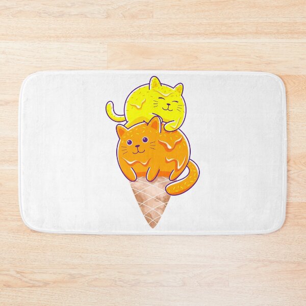 Item preview, Of Cats, Ice cream and Cones - Melting Cool Cats designed and sold by PosterpartyCo.