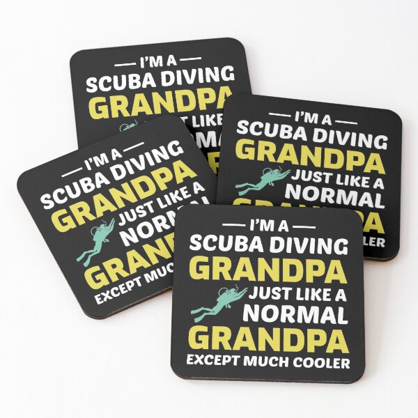 Item preview, Scuba Diving Diver Dive Swimming Grandpa Fathers Day designed and sold by CuteDesigns1.