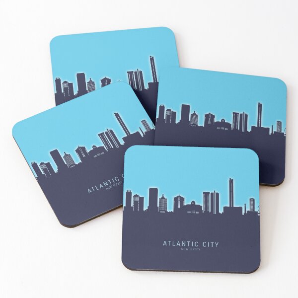 Item preview, Atlantic City New Jersey Skyline designed and sold by ArtPrints.