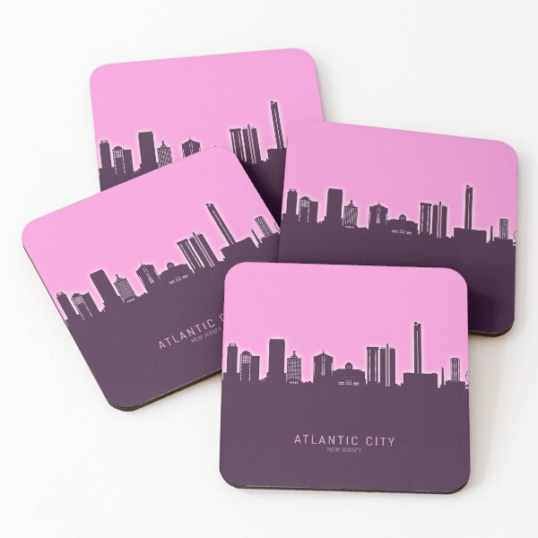 Item preview, Atlantic City New Jersey Skyline designed and sold by ArtPrints.