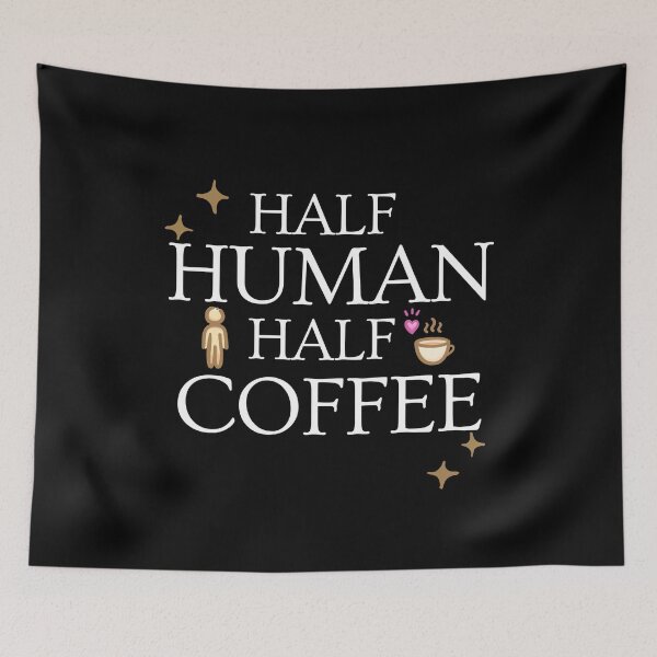 Item preview, Half Human Half Coffee designed and sold by Mixture-DESIGN.