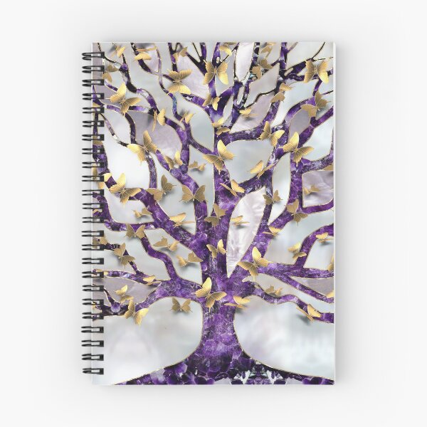 Item preview, Tree of Life - Amethyst and Butterflies designed and sold by k9printart.