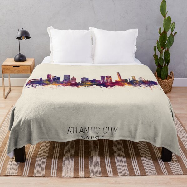 Item preview, Atlantic City New Jersey Skyline designed and sold by ArtPrints.