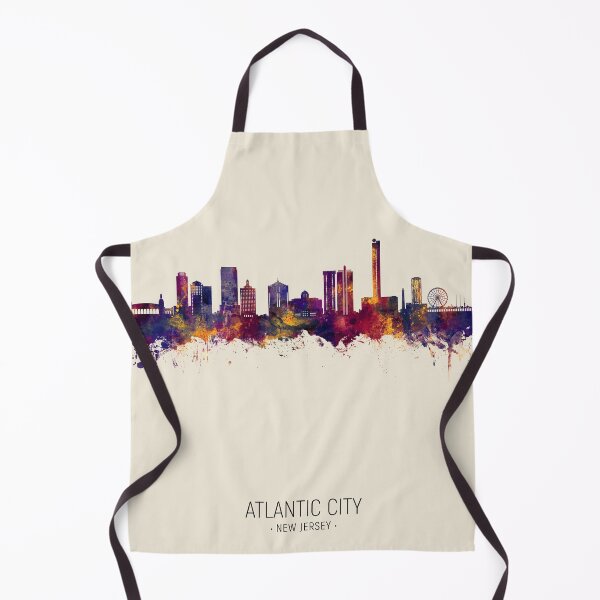 Item preview, Atlantic City New Jersey Skyline designed and sold by ArtPrints.