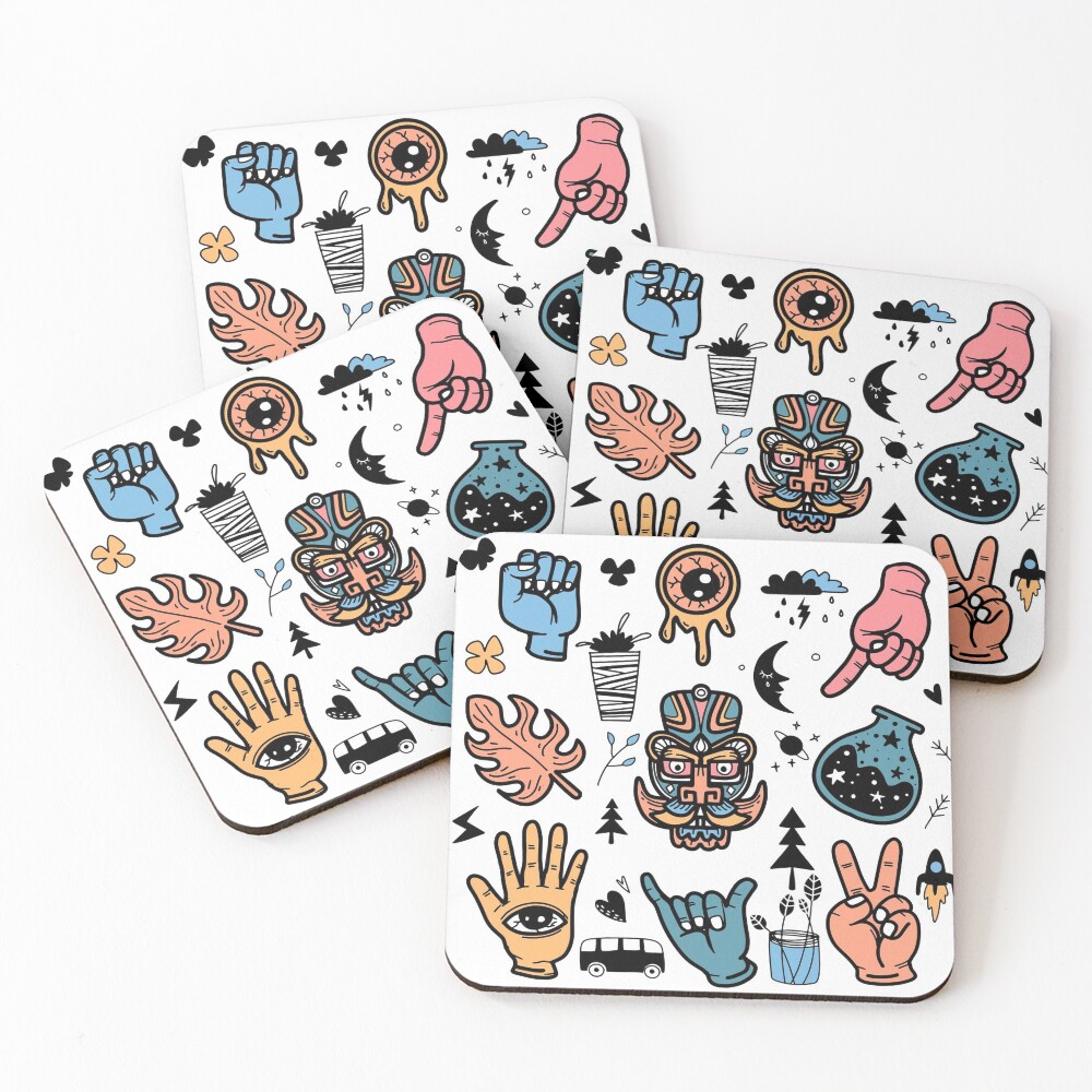 Item preview, Coasters (Set of 4) designed and sold by Rizsellhere.