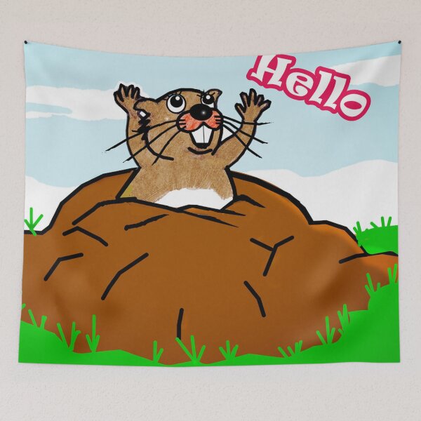 Item preview, Groundhog  designed and sold by Shirley cute art .