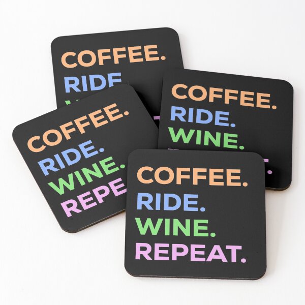 Item preview, coffee ride wine repeat designed and sold by JavierShih.