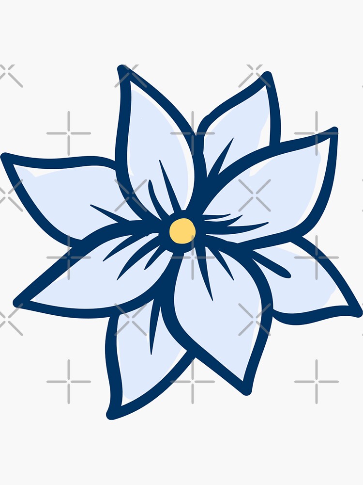 "Jasmine flower" Sticker by Sidouseller Redbubble