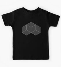 Geometric Illusion - White Kids Tee