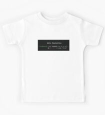 Unix Roulette Kids Tee