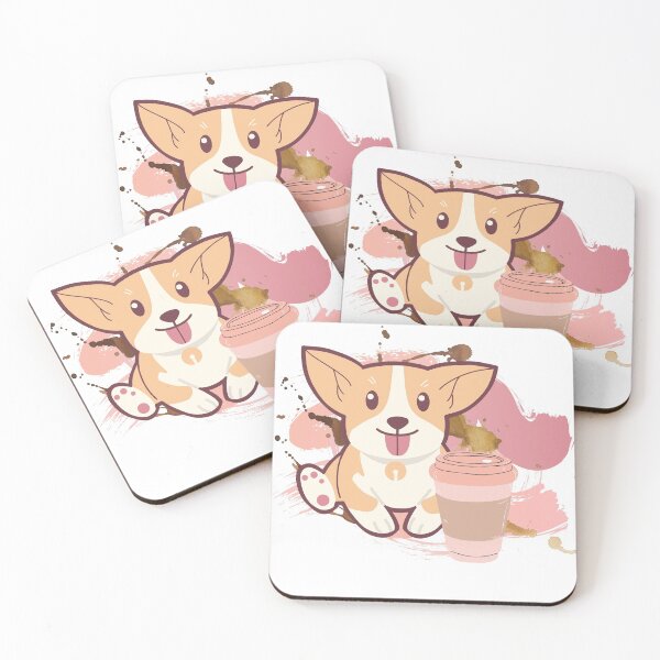 Item preview, Cute puppy and coffee designed and sold by hexchen09.