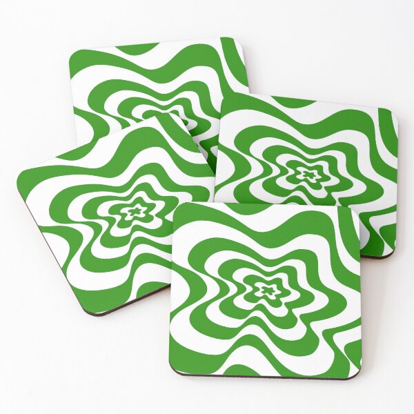 Item preview, Abstract pattern - green and white designed and sold by K.S ART.