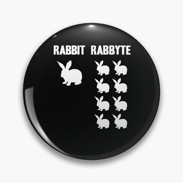 Item preview, Funny Rabbit Rabbyte Programmer Computer Humor designed and sold by Stronzi.