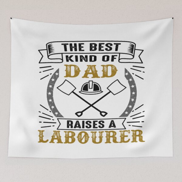 Item preview, Labourer father day quote and saying designed and sold by WearWolfDesigns.