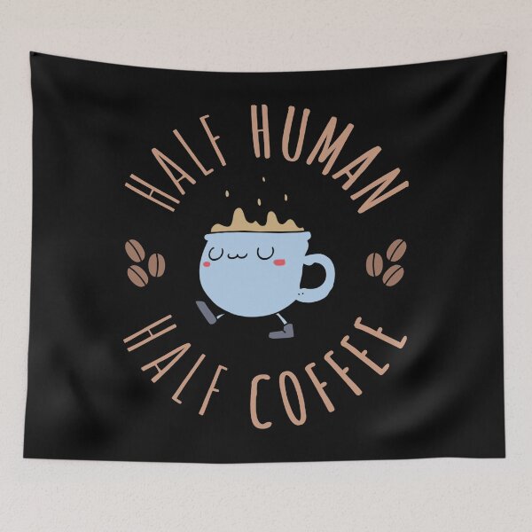 Item preview, Half Human Half Coffee designed and sold by Mixture-DESIGN.