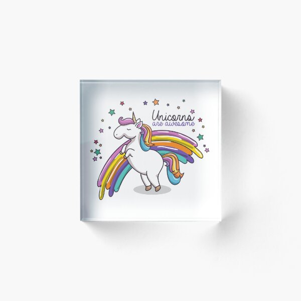 Item preview, Unicorns are awesome designed and sold by TeeChest.