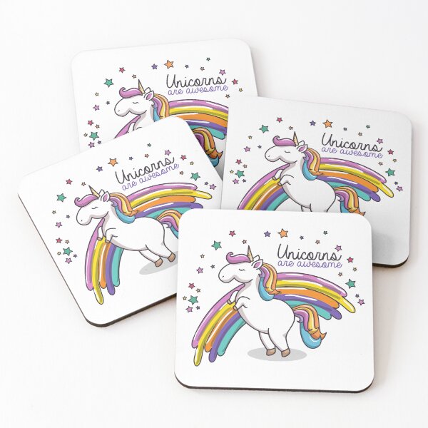 Item preview, Unicorns are awesome designed and sold by TeeChest.