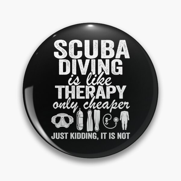 Item preview, Funny Scuba Diving Therapy Funny Scuba Divers Gift designed and sold by Stronzi.