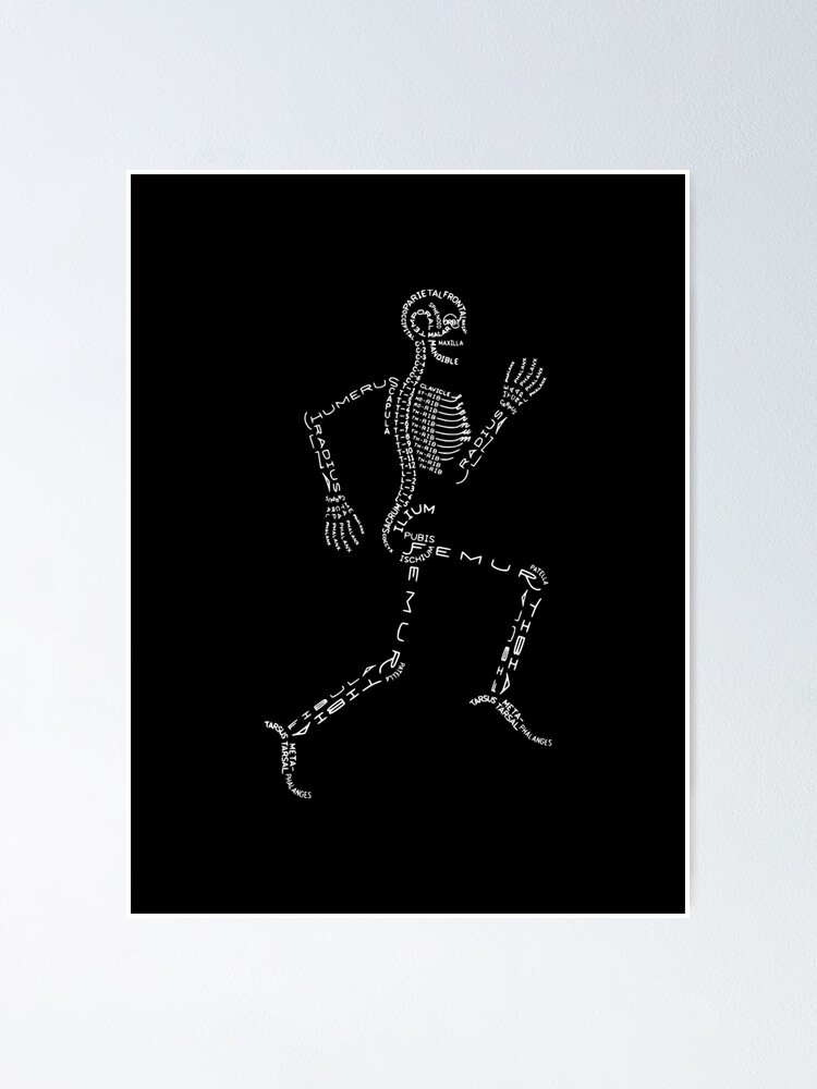 Alternate view of The running skeleton Poster