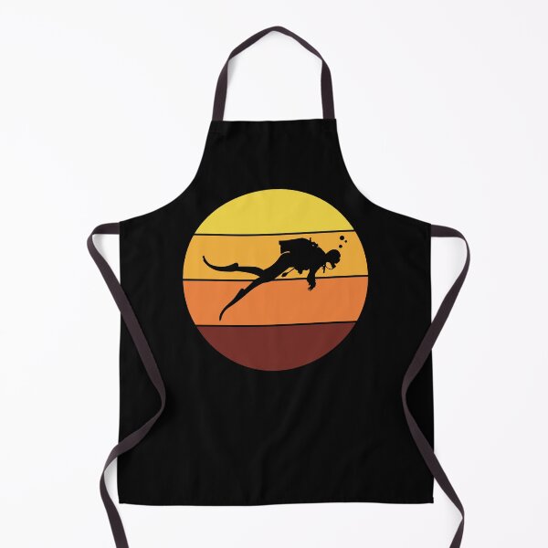 Item preview, Scuba Diving Diver Dive Swimming Swimmers Vintage Sunset designed and sold by CuteDesigns1.