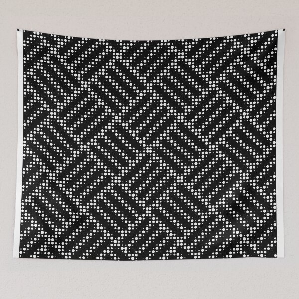 Item preview, Geometric Dots - Black designed and sold by NolkDesign.