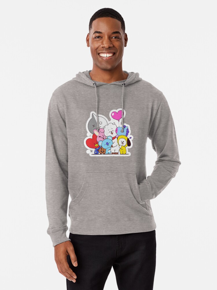 Bt21 sales gray hoodie