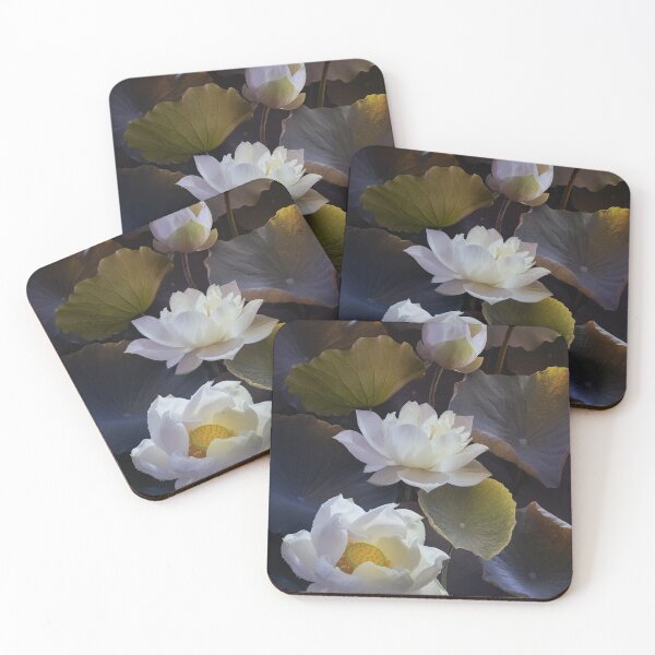 Item preview, White lotus flowers  designed and sold by Nikit Mansura.