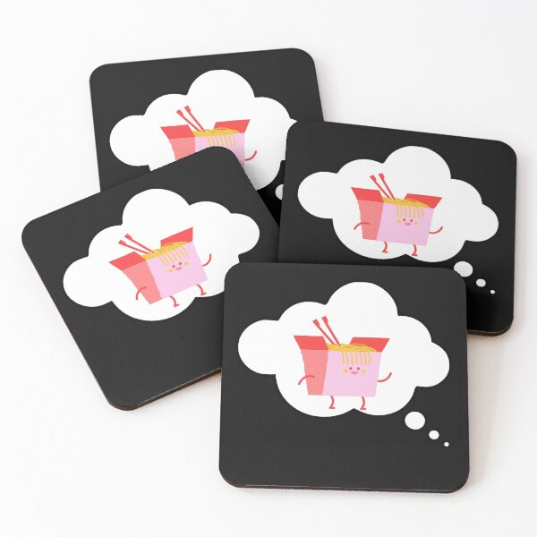 Item preview, Think Noodles (pink) designed and sold by CaitU.