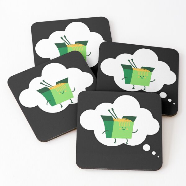 Item preview, Think Noodles (green) designed and sold by CaitU.
