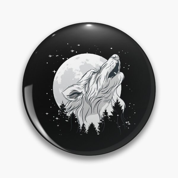 Item preview, Howling wolf full moon designed and sold by DerSenat.