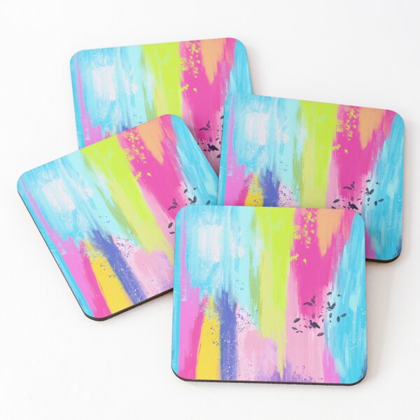 Item preview, Bright abstract paint splash design designed and sold by oyptjewellery.