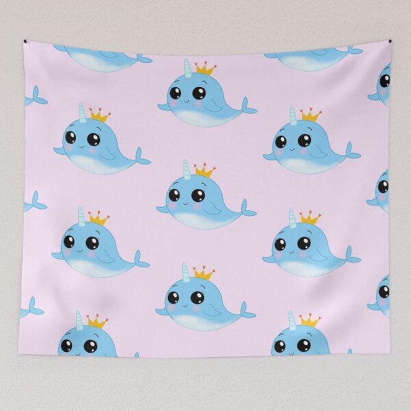 Item preview, Cute narwhal - sea unicorn designed and sold by Tanuja  Sharma.