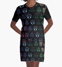 Villager Spectrum - Smash Bros / Animal Crossing (Noir) Robe t-shirt