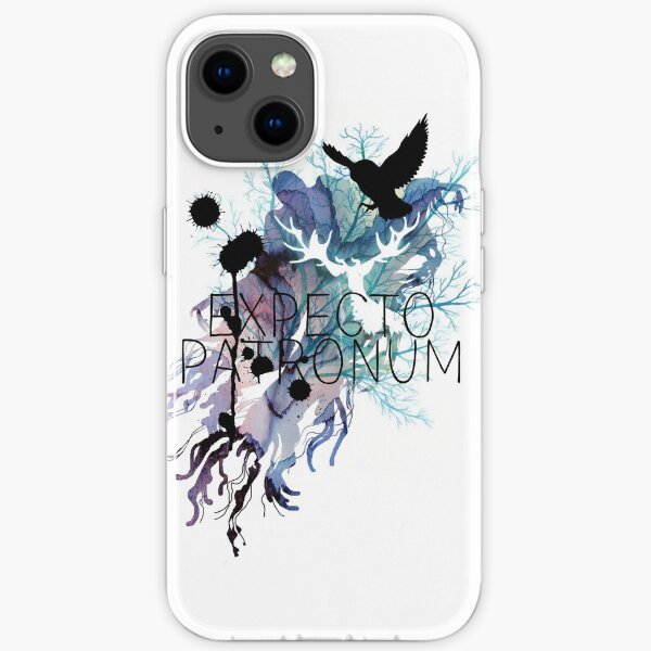 EXPECTO PATRONUM HEDWIG WATERCOLOUR iPhone Soft Case