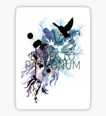 EXPECTO PATRONUM HEDWIG WATERCOLOUR Sticker
