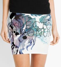 EXPECTO PATRONUM HEDWIG WATERCOLOUR Mini Skirt