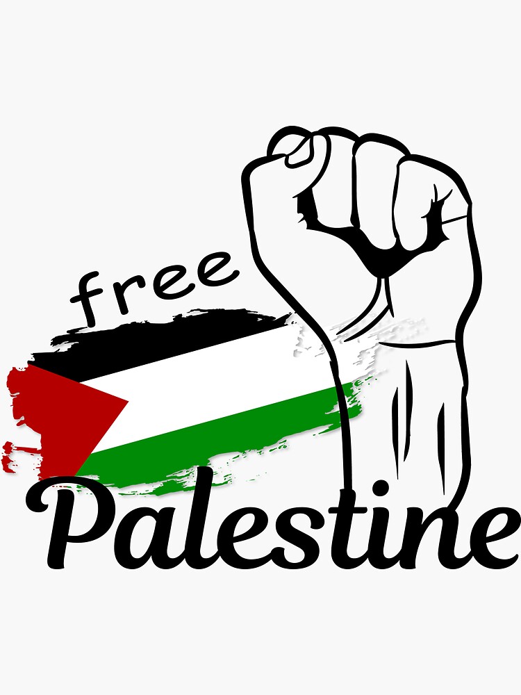 Free Palestine Flagge Vintage Palästina' Sticker